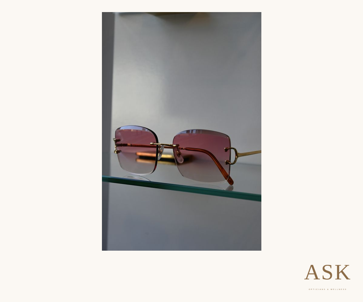 Cartier Piccadilly with Rose tints, photographed at ASK Opticians