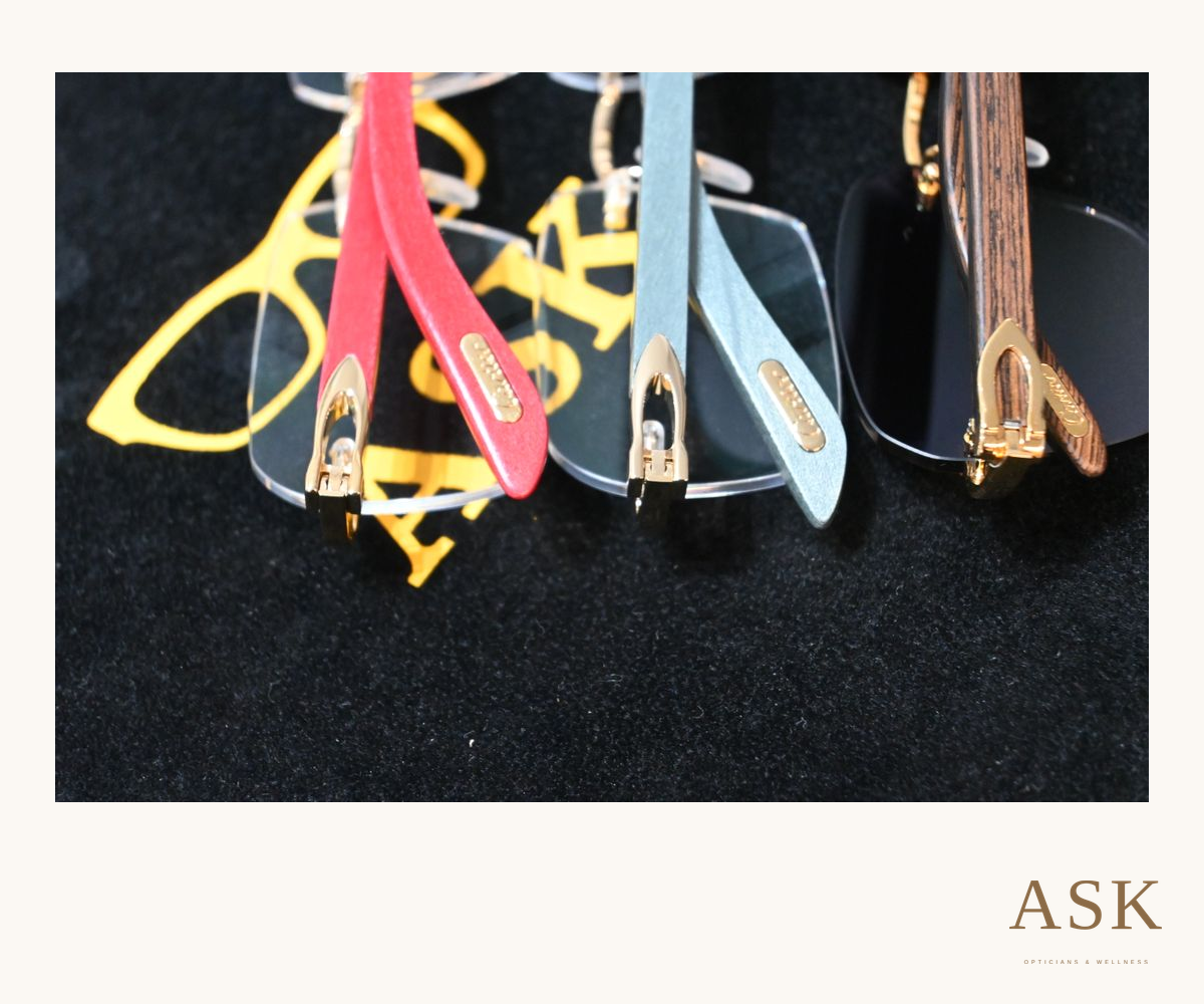 Cartier Wood collection, photographed at ASK Opticians