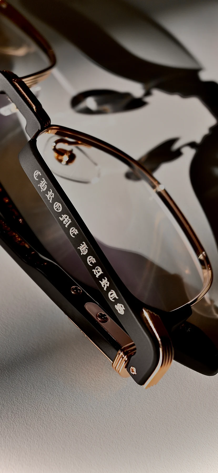 Detail of a frame from ASK's own eyewear collection